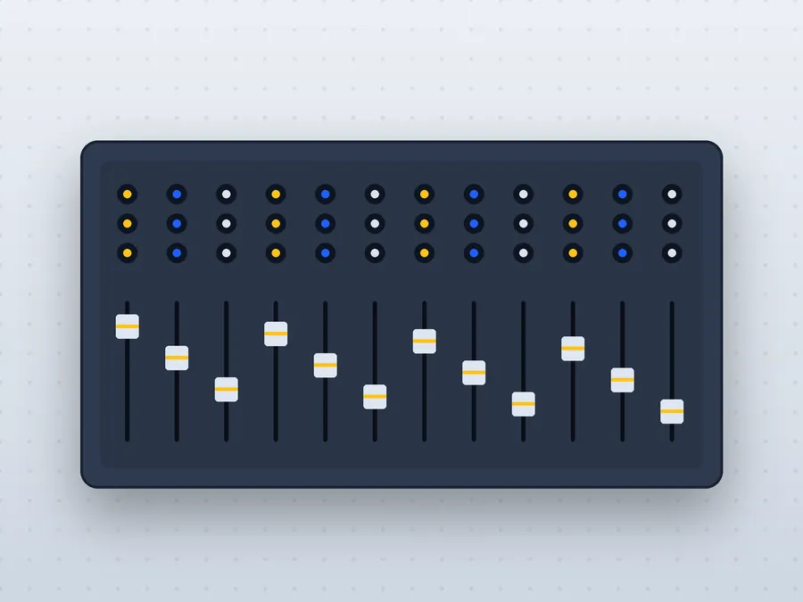 16-Channel Analog Mixer