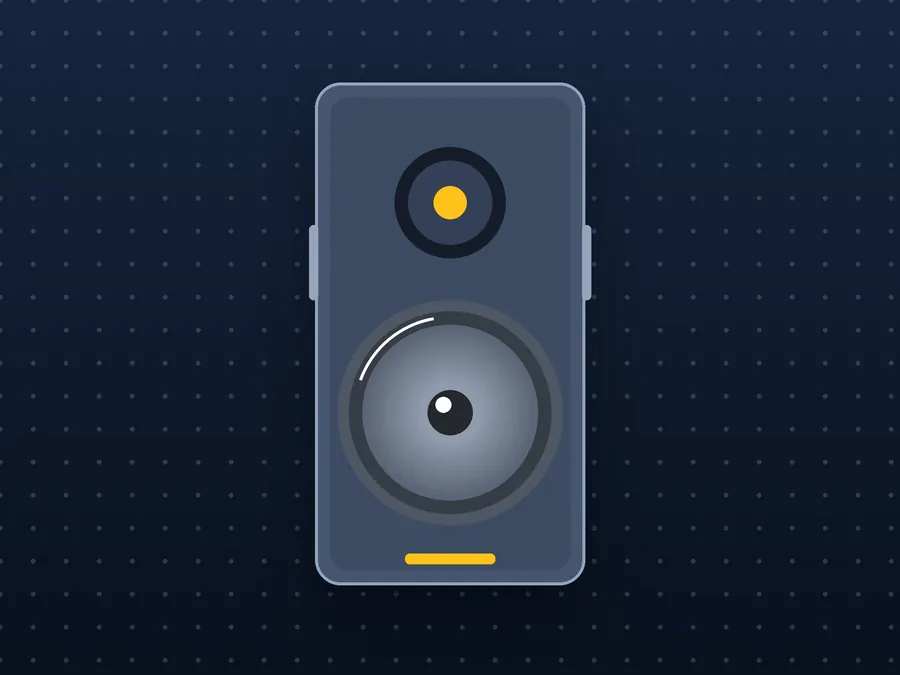 15" Active PA Speaker Pair - alternate view