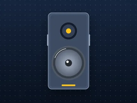 12" Active PA Speaker Pair on Stands